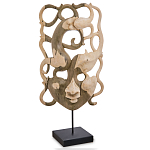 Маска ручной работы деревянная резная Roots Мask варинант исполнения - 1 | Loft Concept в Кирове