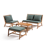 Садовый 2-х местный диван с каркасом из акации Green варинант исполнения - 4 | Loft Concept в Кирове