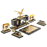 Настольный письменный набор из яшмы и долерита в подарочной упаковке Manager Organizer варинант исполнения - 4 | Loft Concept в Кирове