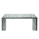 Консоль Дизайнерская Kenya Console ZEBRA Bone Inlay blue варинант исполнения - 2 | Loft Concept в Кирове