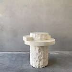 Дизайнерский журнальный стол цилиндрической формы фактурный Mylepen варинант исполнения - 1 | Loft Concept в Кирове