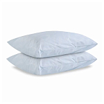 Постельное белье голубого цвета из перкаля с принтом 200х220 см Aurora Allure варинант исполнения - 2 | Loft Concept в Кирове