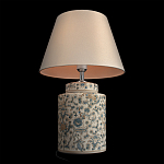 Настольная лампа цилиндрическая с цветочной росписью Lamp Flower Painting варинант исполнения - 5 | Loft Concept в Кирове