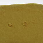 Кресло велюровое горчичного цвета Diaspro Mustard Armchair варинант исполнения - 5 | Loft Concept в Кирове