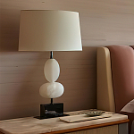 Настольная лампа на фигурном мраморном основании Conundrum варинант исполнения - 4 | Loft Concept в Кирове