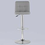 Барный стул с сиденьем серого цвета Honory варинант исполнения - 3 | Loft Concept в Кирове