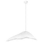 Подвесной светильник с асимметричным волнообразным абажуром и фактурной бахромой по краю Tactile Line варинант исполнения - 8 | Loft Concept в Кирове