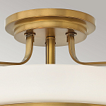 Потолочный светильник с круглым матовым белым плафоном Hinkley варинант исполнения - 2 | Loft Concept в Кирове