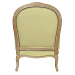 Кресло Ava Classical Armchair green striped flax варинант исполнения - 2 | Loft Concept в Кирове