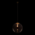 Подвесной светильник со стеклянным прозрачным плафоном в форме шара и золотыми металлическим акцентами 30 ClassiCon варинант исполнения - 3 | Loft Concept в Кирове