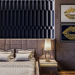 Гипсовая 3D Панель CRYSTAL SYMPHONY B варинант исполнения - 1 | Loft Concept в Кирове