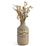 Ваза декоративная из натурального плетеного бамбука Bamboo Decor 35 варинант исполнения - 1 | Loft Concept в Кирове