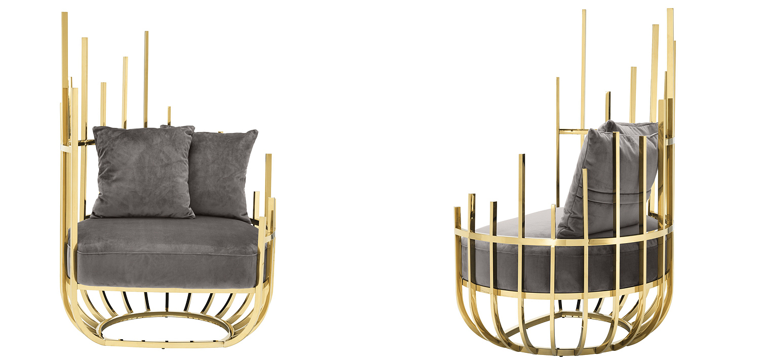 Кресло Eichholtz Chair Santorini Left Кресло Eichholtz Chair Santorini Left - Loft-Concept в Кирове