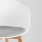 Стул из пластика с мягким сиденьем Eames варинант исполнения - 6 | Loft Concept в Кирове