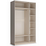 Шкаф 3-х дверный с зеркальными дверями Satin Furniture варинант исполнения - 2 | Loft Concept в Кирове