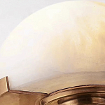 Бра с 2-мя мраморными плафонами на латунном корпусе Light Warm Light варинант исполнения - 2 | Loft Concept в Кирове