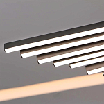 Люстра в виде распахнутых крыльев из тонких металлических планок Flight of Freedom варинант исполнения - 13 | Loft Concept в Кирове