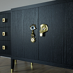 Большой Комод-буфет Elsa Dreams Black с ящиками варинант исполнения - 2 | Loft Concept в Кирове