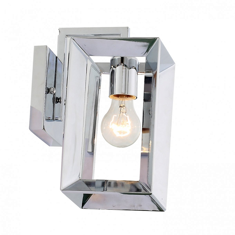 Бра Rectangle Chrome Wall Lamp Хром Бра Rectangle Chrome Wall Lamp Хром в Кирове | Loft Concept