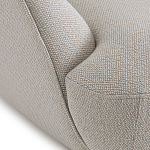 Полукруглое кресло из обивки меланж Halle Melange Armchair варинант исполнения - 8 | Loft Concept в Кирове