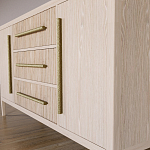 Буфет Primo с тремя ящиками и двумя фасадами Светлый дуб варинант исполнения - 7 | Loft Concept в Кирове