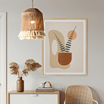 Люстра круглая плетеная с кисточками Small Solar Glow варинант исполнения - 1 | Loft Concept в Кирове