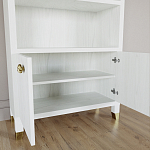 Книжный Стеллаж Elsa Dreams White с задней стенкой варинант исполнения - 3 | Loft Concept в Кирове