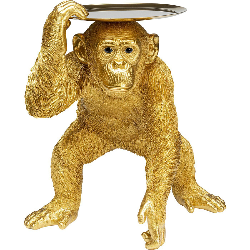 Статуэтка Golden Monkey with stand Золотой Статуэтка Golden Monkey with stand Золотой в Кирове | Loft Concept
