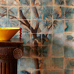 Обои ручная роспись Braganza Standard colourway on dyed paper варинант исполнения - 1 | Loft Concept в Кирове