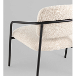 Кресло лаунж Rooney букле белый варинант исполнения - 3 | Loft Concept в Кирове