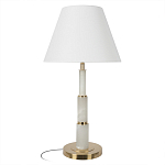 Настольная лампа с белым конусовидным абажуром More Tender варинант исполнения - 1 | Loft Concept в Кирове