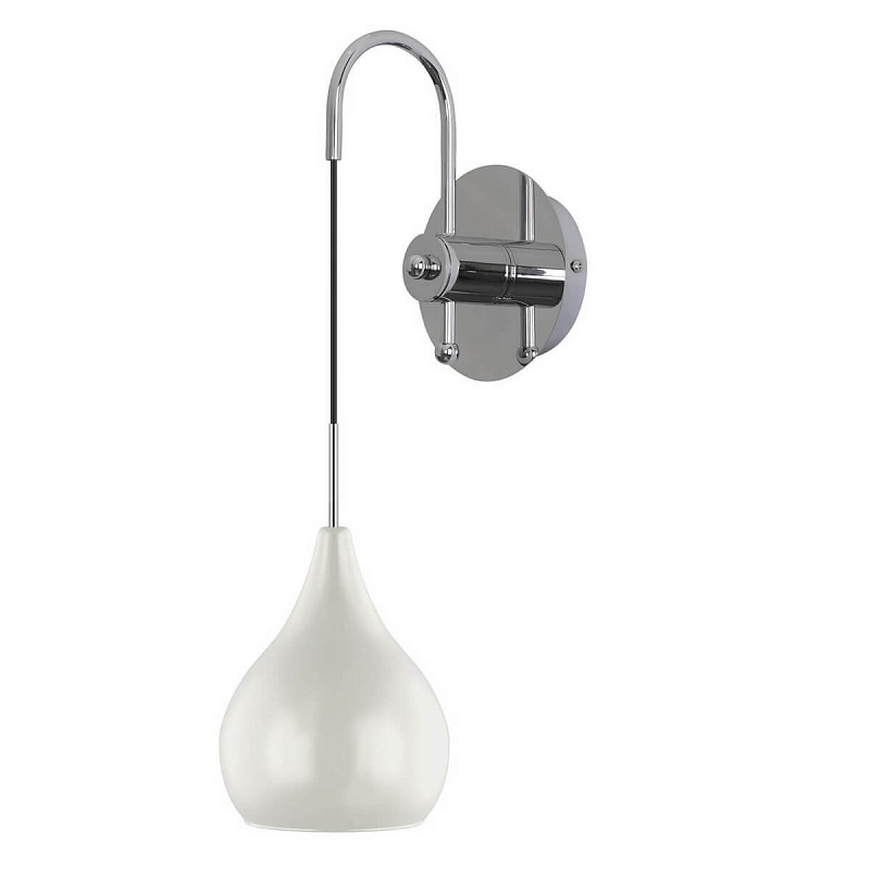 Бра Candiano Milk Sconces Белый Хром Бра Candiano Milk Sconces Белый Хром в Кирове | Loft Concept