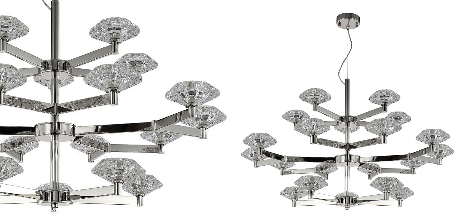 Люстра Yerker Chandelier Nickel 20 Люстра Yerker Chandelier Nickel 20 - Loft-Concept в Кирове