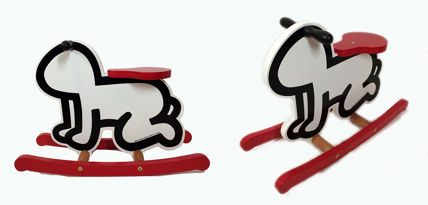 Детская деревянная качалка VILAC KEITH HARING ROCKER BABY TOY-WHITE Детская деревянная качалка VILAC KEITH HARING ROCKER BABY TOY-WHITE - Loft-Concept в Кирове