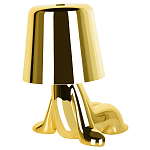 Настольная лампа фигурная цвета золото с гладким абажуром Высота 16 см Sophia варинант исполнения - 6 | Loft Concept в Кирове