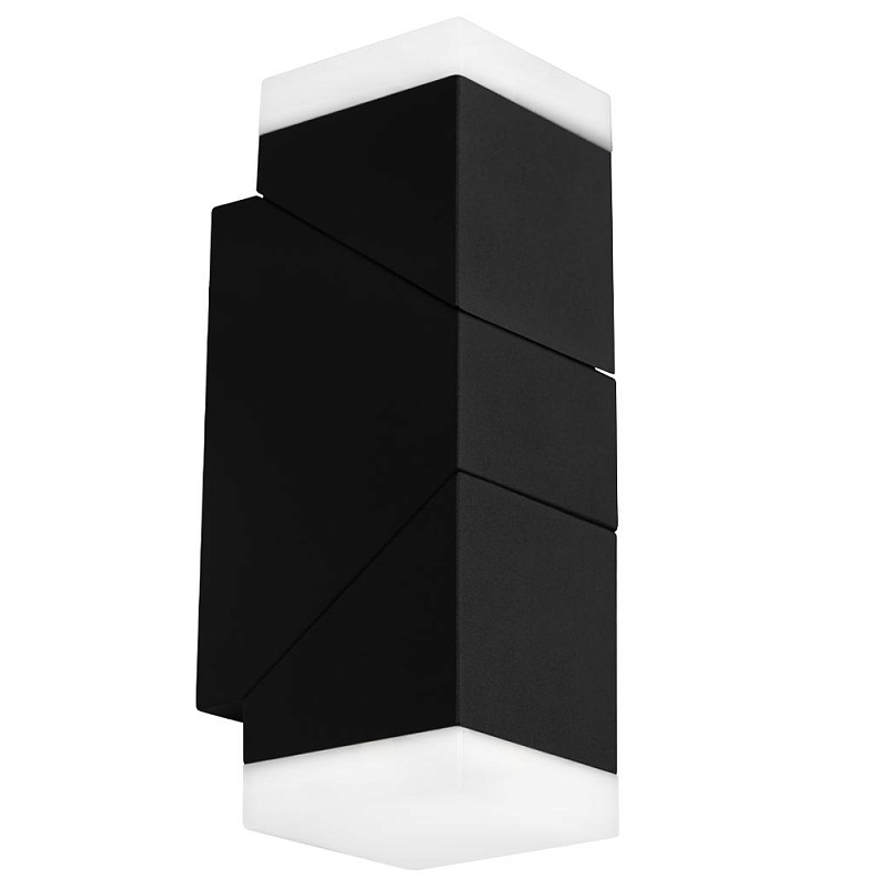 Уличный настенный светильник трансформируемый черного цвета из металла Urban Minimalist Черный Белый Уличный настенный светильник трансформируемый черного цвета из металла Urban Minimalist Черный Белый в Кирове | Loft Concept