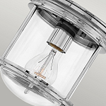 Потолочный светильник для ванных комнат с цилиндрическим стеклянным плафоном и одной лампой Hinkley варинант исполнения - 16 | Loft Concept в Кирове