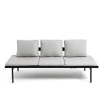 Диван-шезлонг черный Annet варинант исполнения - 1 | Loft Concept в Кирове