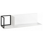 Полка навесная белая открытая Strict Lines  варинант исполнения - 1 | Loft Concept в Кирове