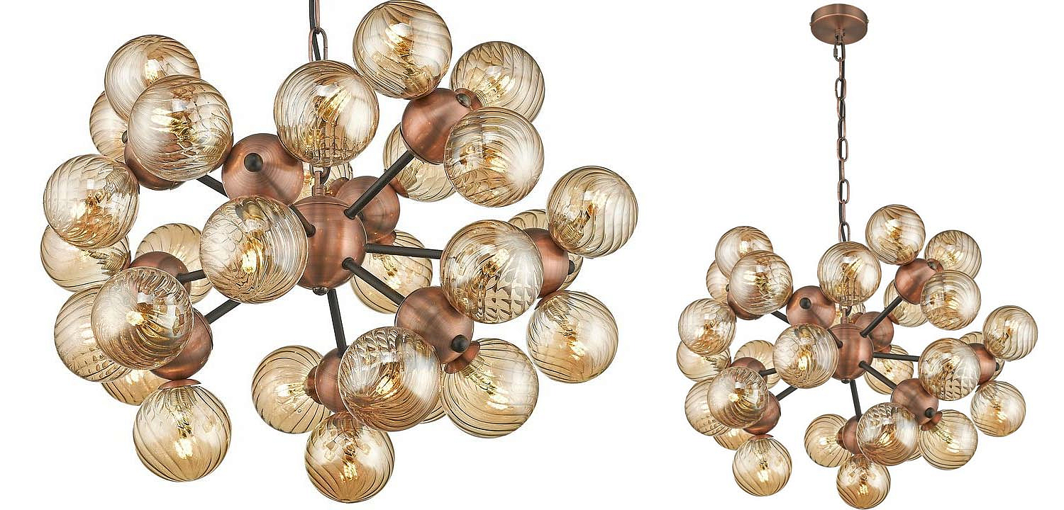 Люстра Berries Chandelier Amber 50 Люстра Berries Chandelier Amber 50 - Loft-Concept в Кирове