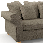 Мебельная ткань Шенилл коричневый цвет 138 см T4-28 варинант исполнения - 4 | Loft Concept в Кирове