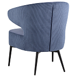 Современное мягкое кресло на металлических ножках Rakush Blue варинант исполнения - 4 | Loft Concept в Кирове