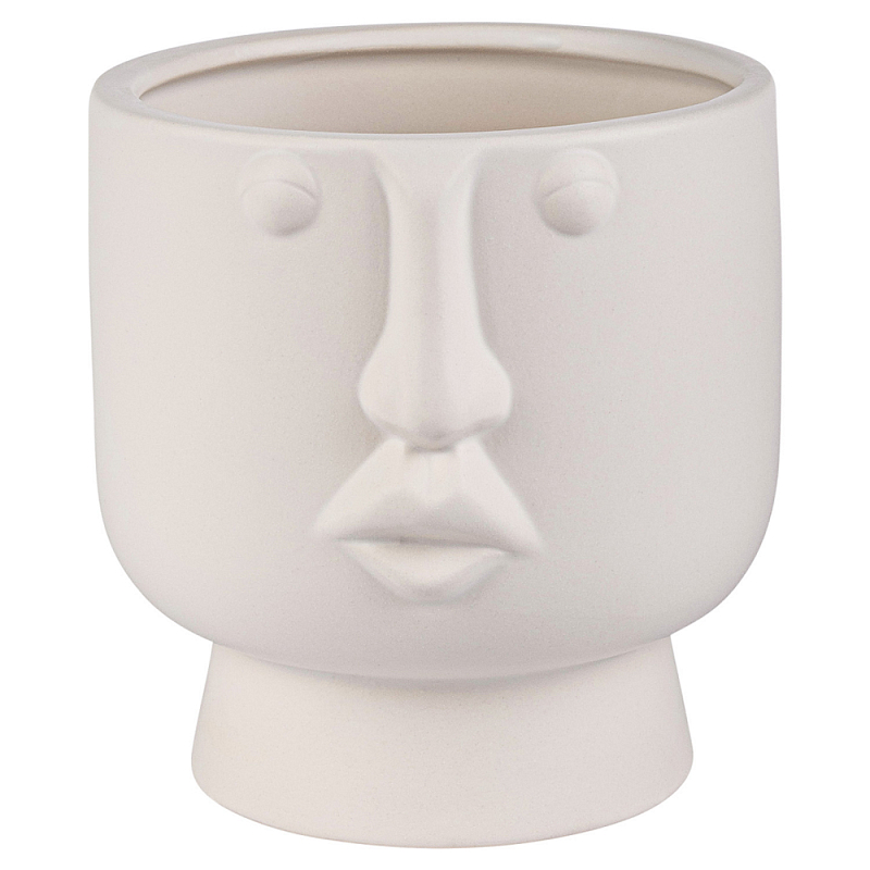 Ваза керамическая Face forever One Белый Ваза керамическая Face forever One Белый в Кирове | Loft Concept