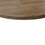 Стол журнальный c коричневой круглой столешницей на трех металлических ножках Charm Coffee Table варинант исполнения - 4 | Loft Concept в Кирове