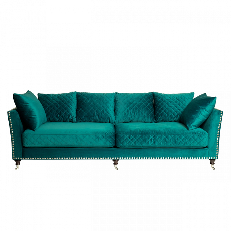 Диван Giorgio Sofa Turquoise Бирюзовый Диван Giorgio Sofa Turquoise Бирюзовый в Кирове | Loft Concept