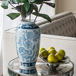 Ваза с синим цветочным орнаментом Blue & White Ornament  варинант исполнения - 4 | Loft Concept в Кирове