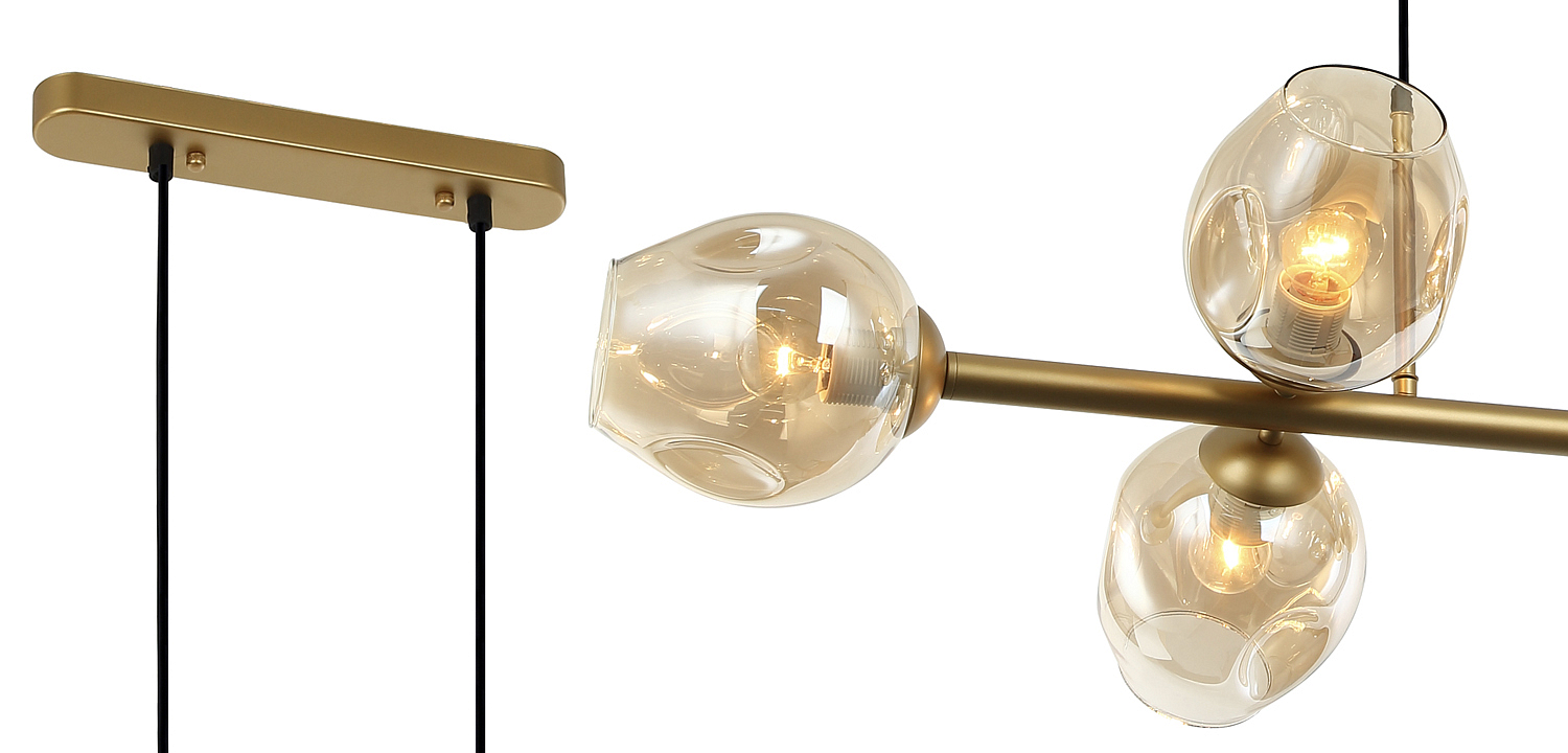 Люстра Branching Bubble Chandelier Line Gold Люстра Branching Bubble Chandelier Line Gold - Loft-Concept в Кирове