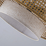 Подвесной светильник с декоративным поясом из плетеного бамбука Biuloggicu варинант исполнения - 8 | Loft Concept в Кирове