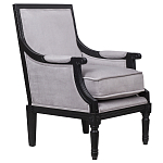 Кресло Harry Armchair black and grey velour варинант исполнения - 1 | Loft Concept в Кирове