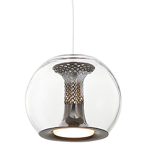 Подвесной светильник со стеклянным плафоном Inner Gleam Globe black